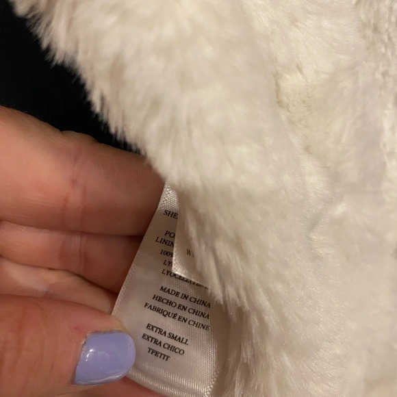 Rails Posey Faux Fur Varsity Jacket Size XS VGUC - Picture 5 of 6